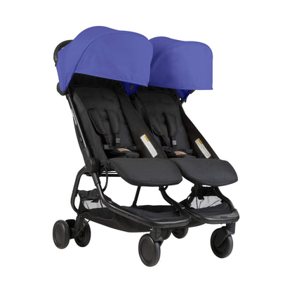 Double Lightweight Compact Travel Stroller with Easy Fold Design