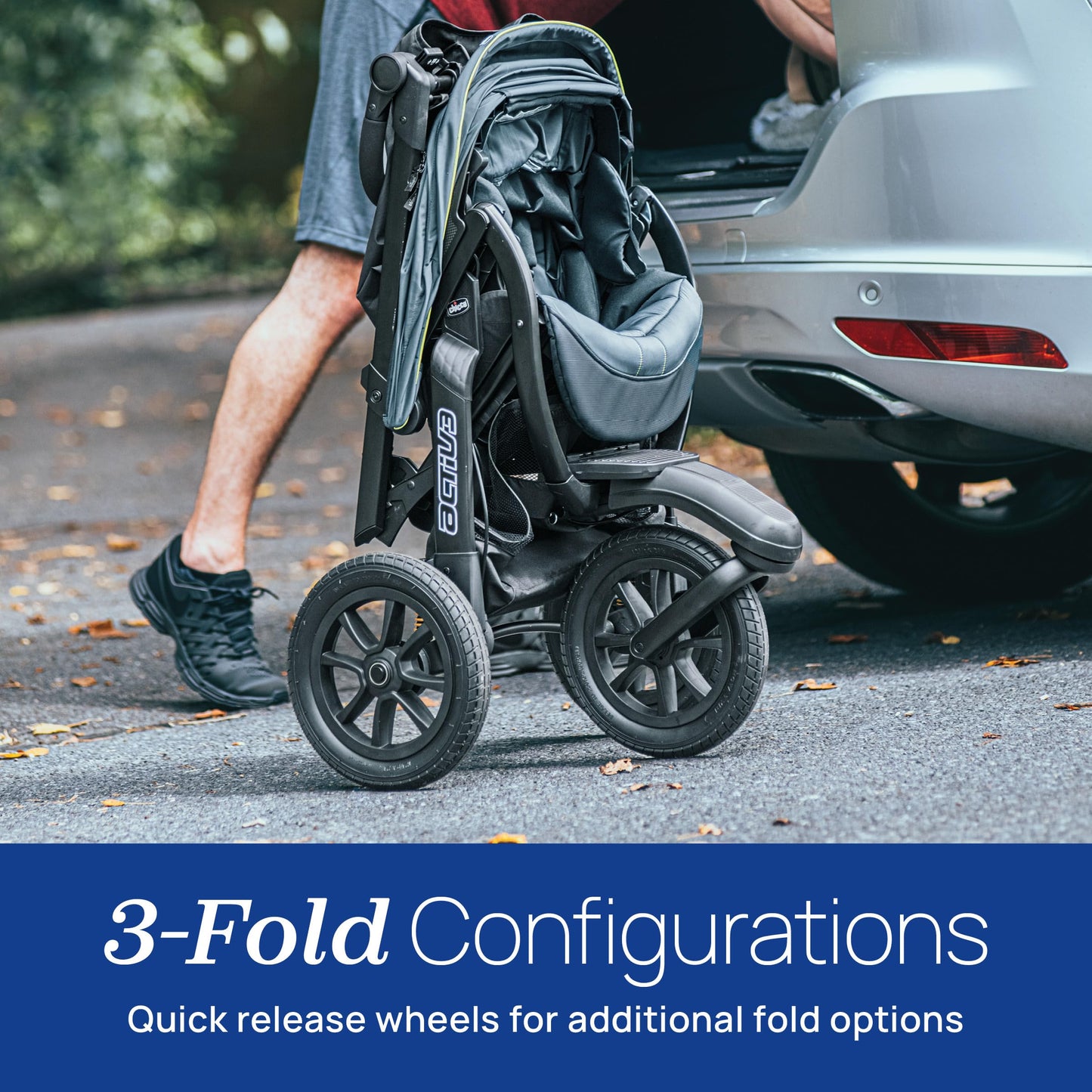 Jogging Travel System Stroller with Infant Car Seat & Base, All-Terrain Design