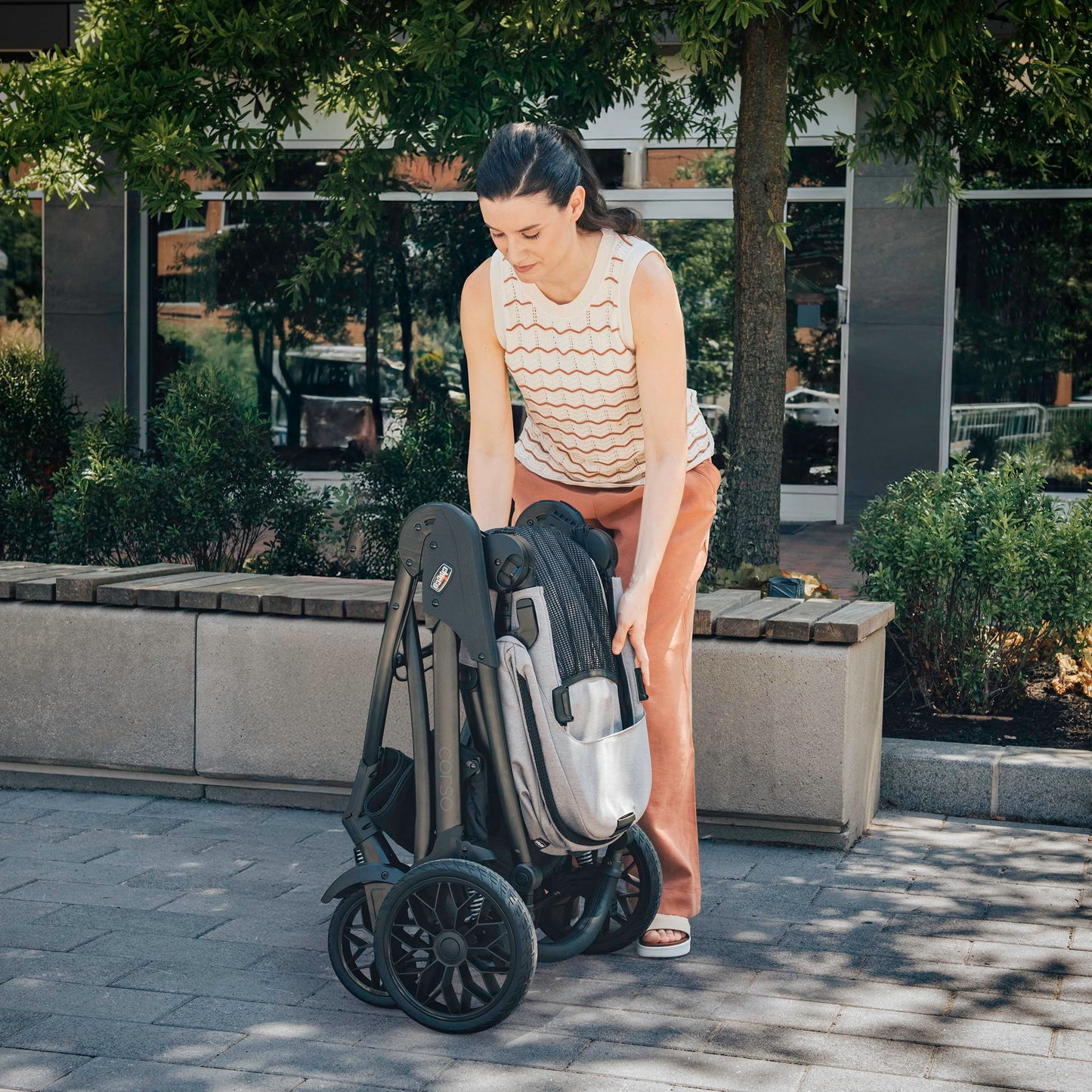 Modular Travel System Stroller with Infant Car Seat & Convertible Design
