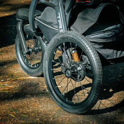 All-Terrain Jogging Stroller with Infant Car Seat Compatibility & Travel-Ready Design