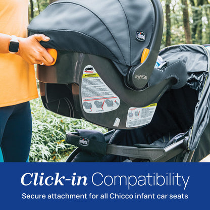 Jogging Travel System Stroller with Infant Car Seat & Base, All-Terrain Design