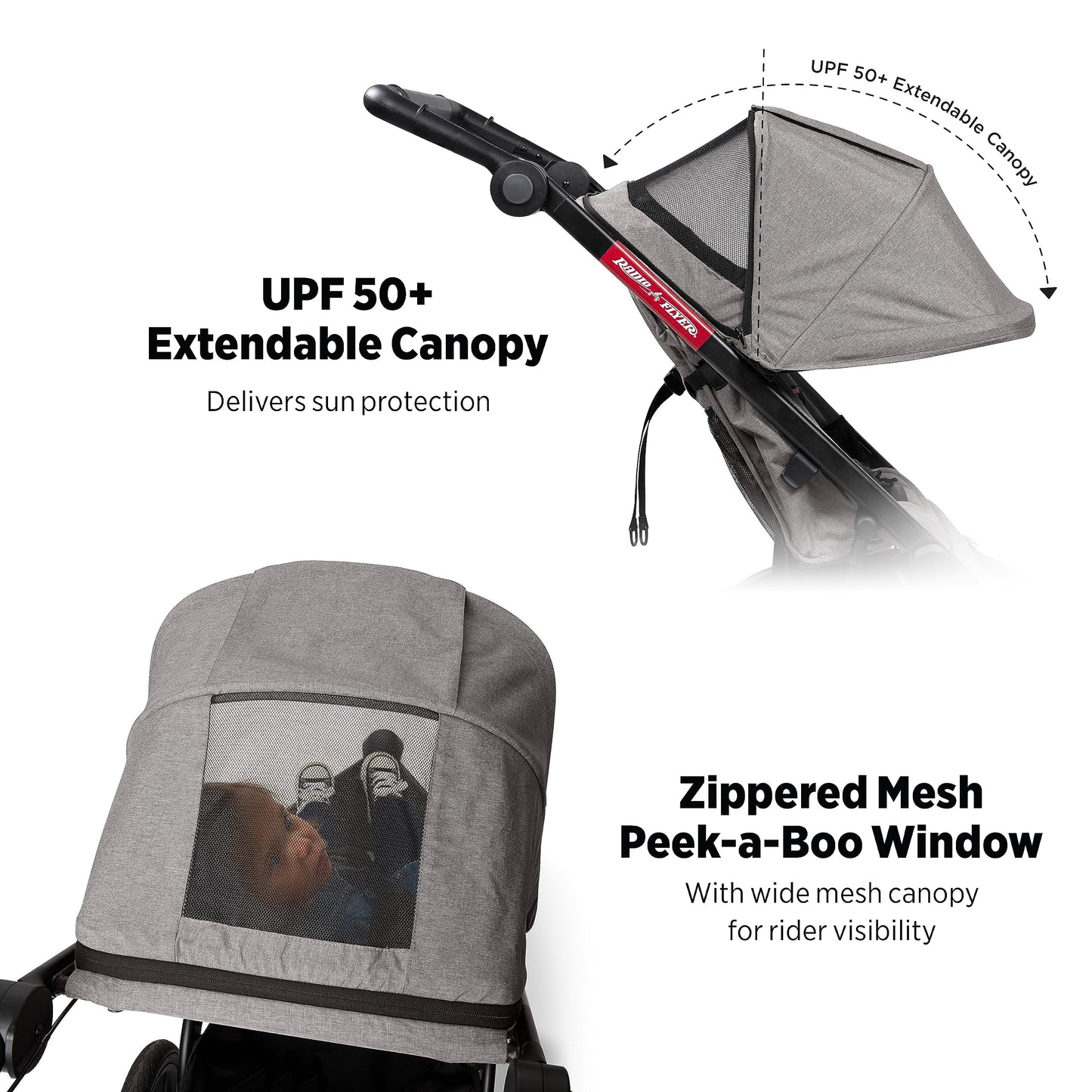 Travel System Stroller with Infant Car Seat, Compact Fold & Lightweight Design